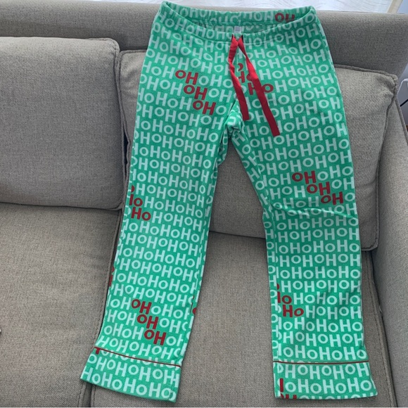 Lot Christmas Pajamas Slippers Fleece PJs Holiday Vintage Pants Red Size Small - Picture 5 of 9